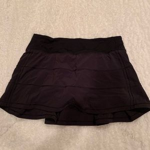 Black tennis skirt